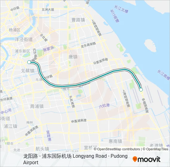 磁悬浮 MAGLEV Maglev Line Map