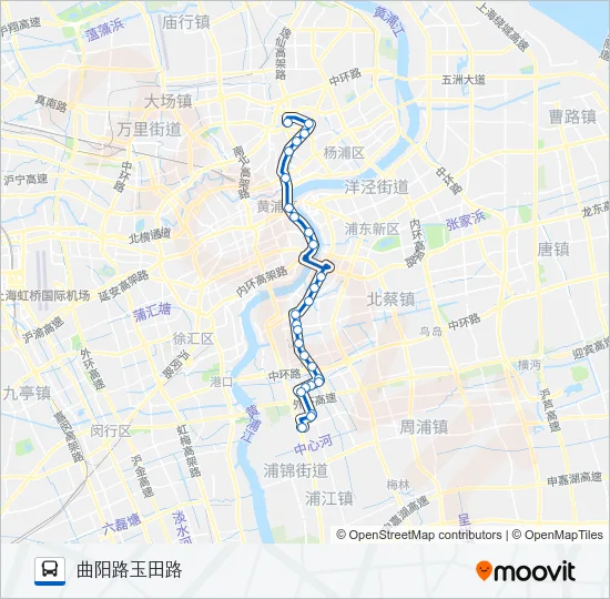 576路 Bus Line Map
