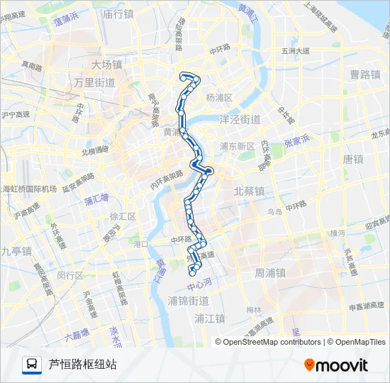 576路 Bus Line Map