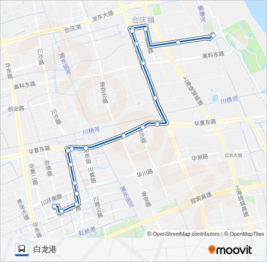 公交浦东41路的线路图