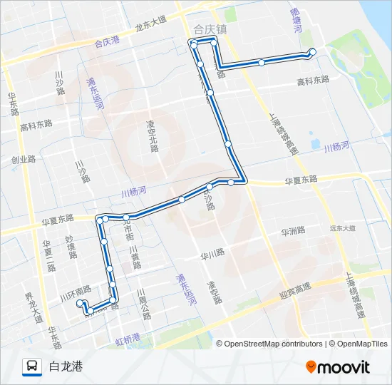 公交浦东41路的线路图