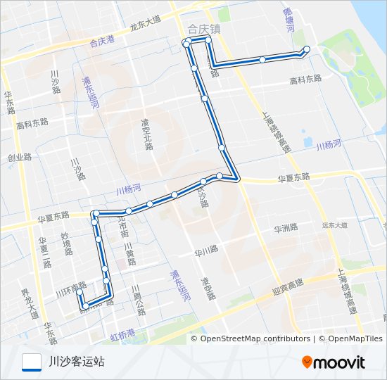 浦东41路 bus Line Map