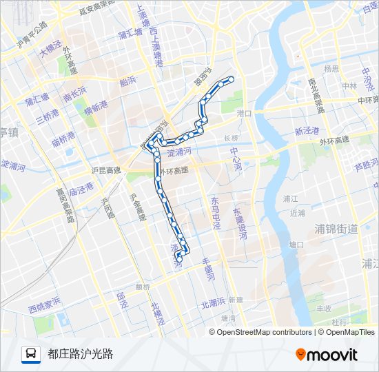 公交156路的线路图