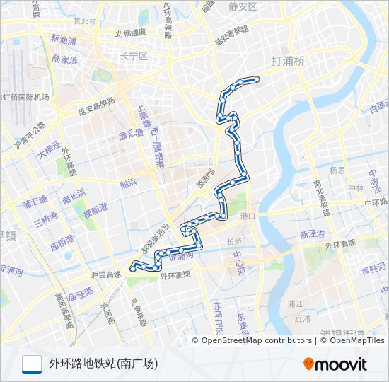 957路 bus Line Map