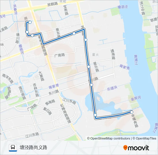 闵行26路区间 Bus Line Map