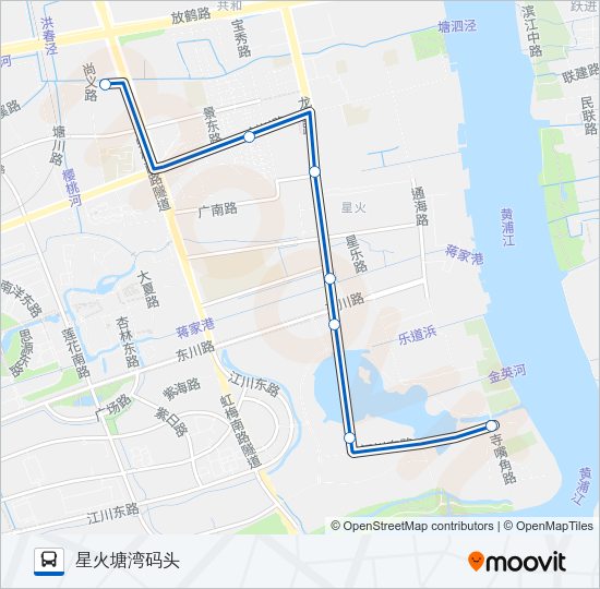 闵行26路区间 Bus Line Map