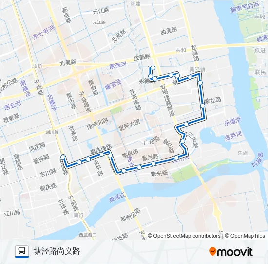 闵行26路 Bus Line Map