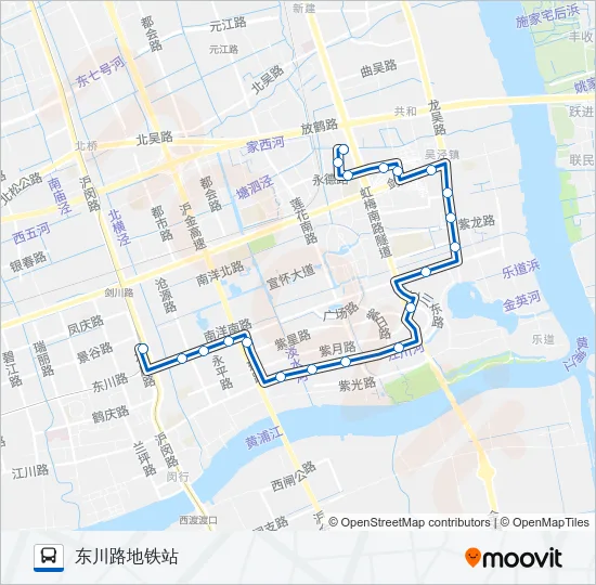 闵行26路 Bus Line Map
