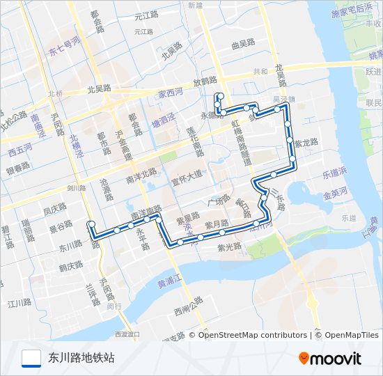 公交闵行26路的线路图
