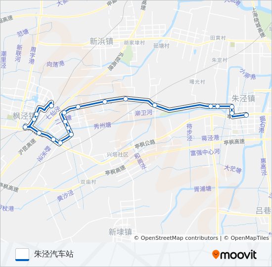 朱枫线 bus Line Map