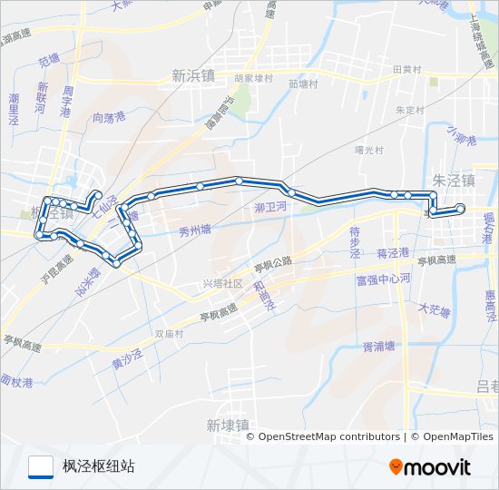 朱枫线 bus Line Map