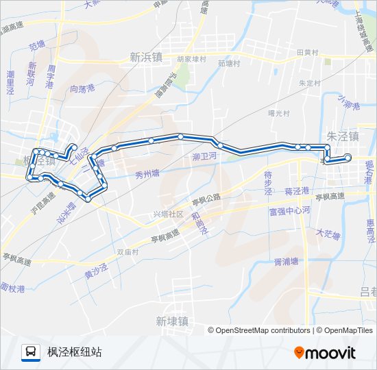 朱枫线 Bus Line Map