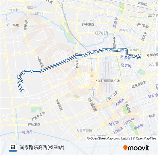 公交880路的线路图