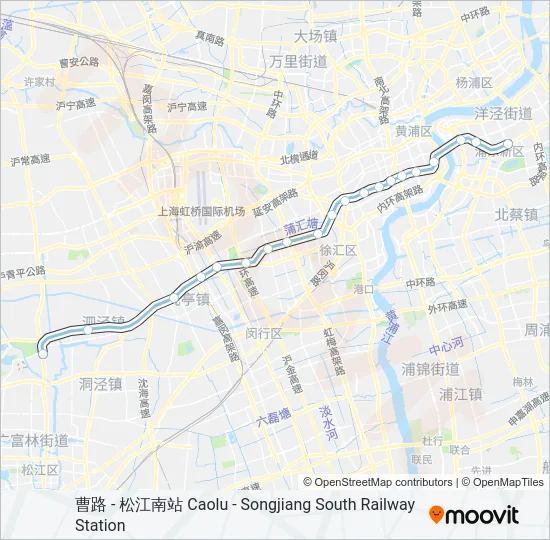 9号线 LINE 9 Metro Line Map
