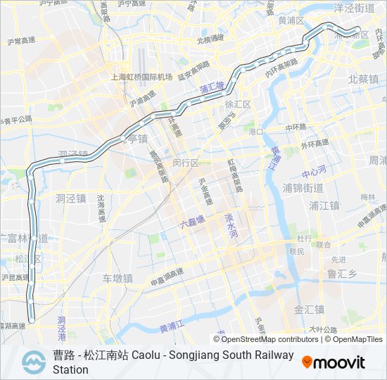 地铁9号 LINE 9路的线路图