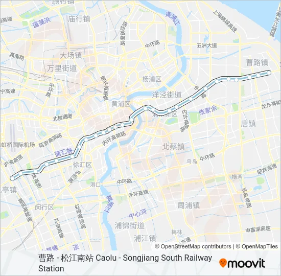 9号线 LINE 9 Metro Line Map