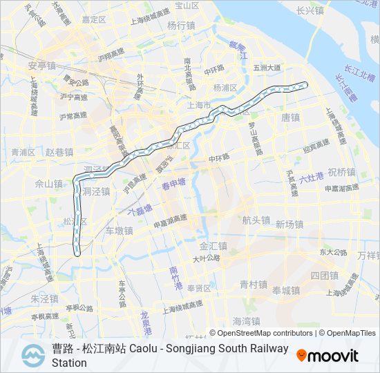 地铁9号 LINE 9路的线路图