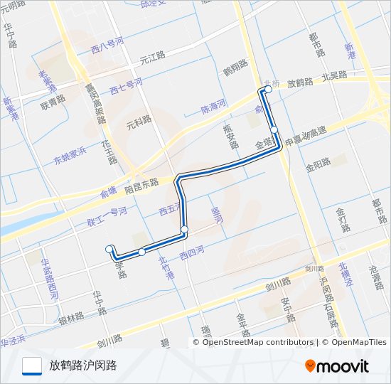 公交闵行24路的线路图