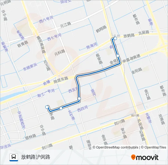 闵行24路 Bus Line Map