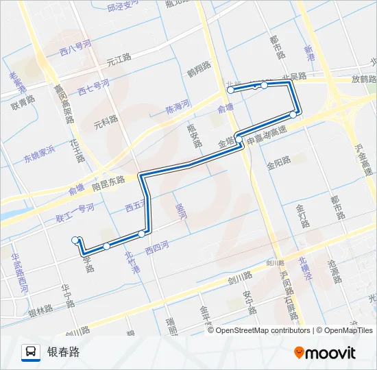 闵行24路 Bus Line Map