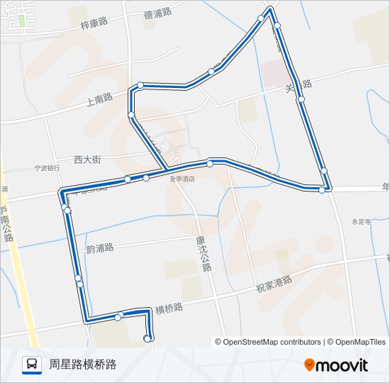 1001路 bus Line Map