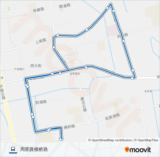 1001路 Bus Line Map