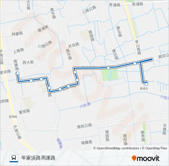 1002路 Bus Line Map