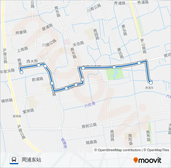 1002路 Bus Line Map