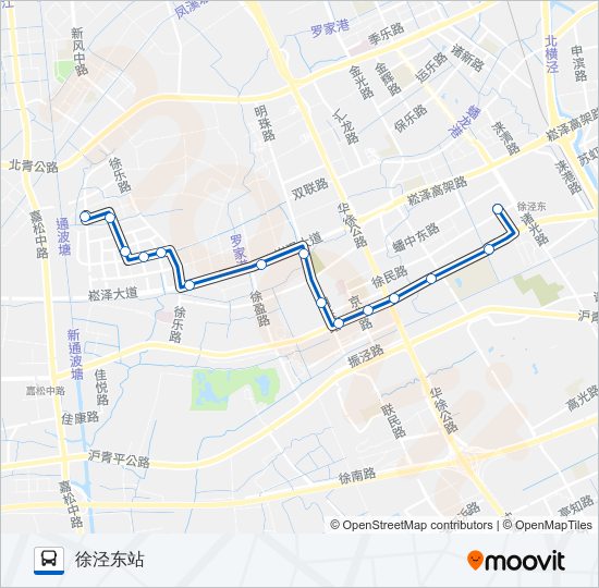 公交710路的线路图