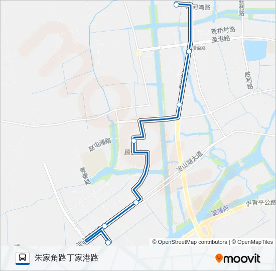 公交1507路的线路图