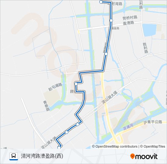 公交1507路的线路图
