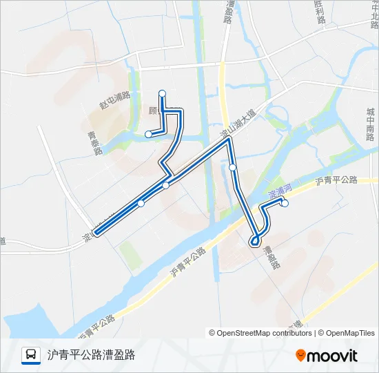 公交1508路的线路图