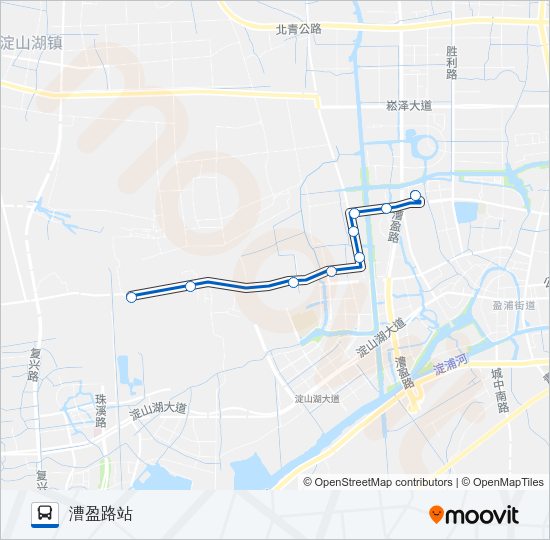 公交1509路的线路图