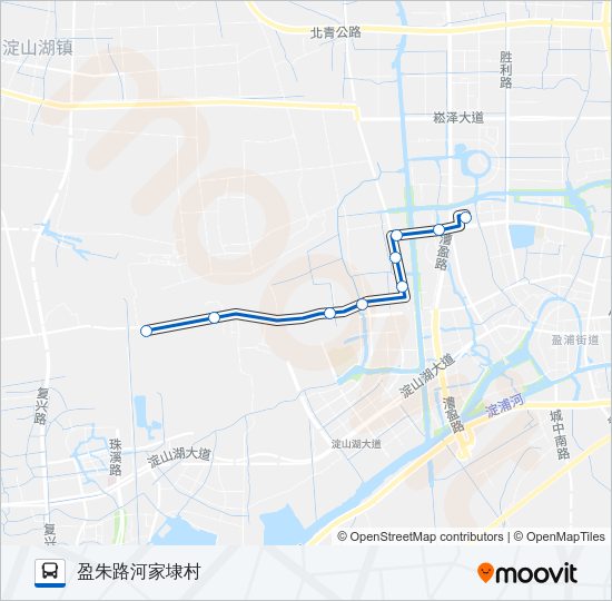 公交1509路的线路图