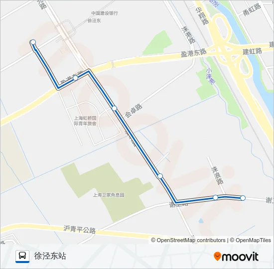 1511路 Bus Line Map