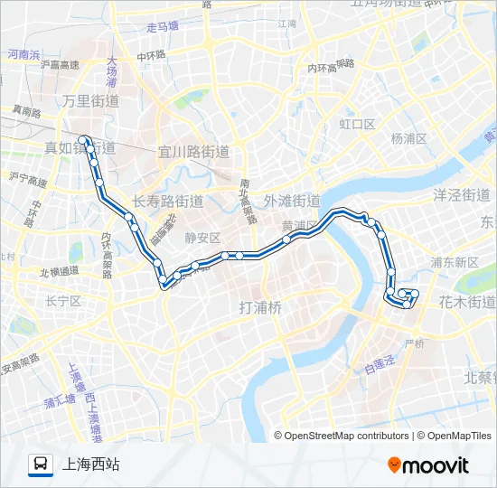 01路 Bus Line Map