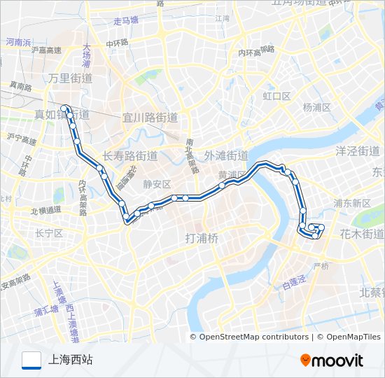 01路 bus Line Map