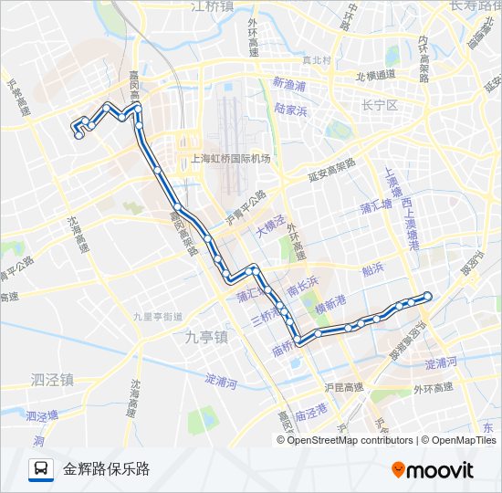 公交803路的线路图