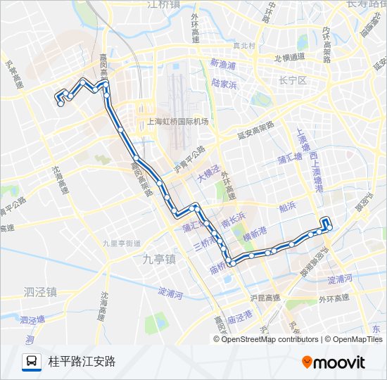 公交803路的线路图
