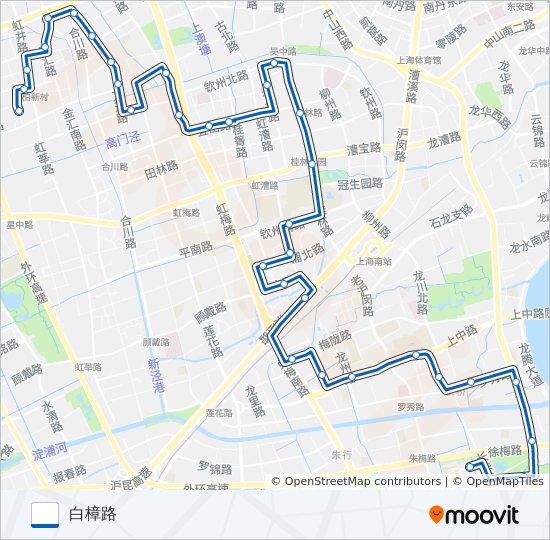 公交804路的线路图