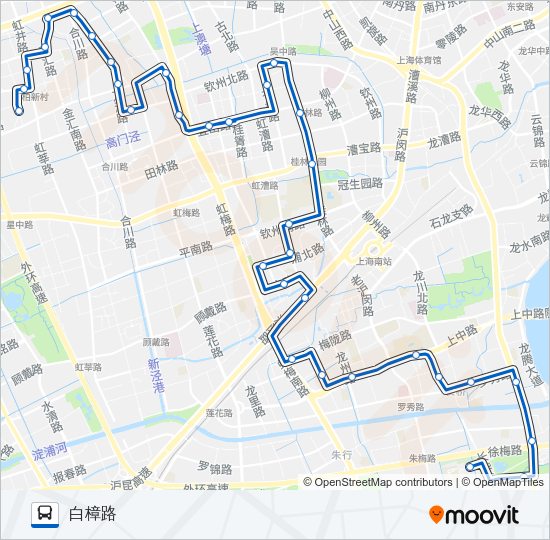 公交804路的线路图