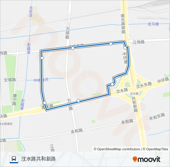 公交04区间路的线路图
