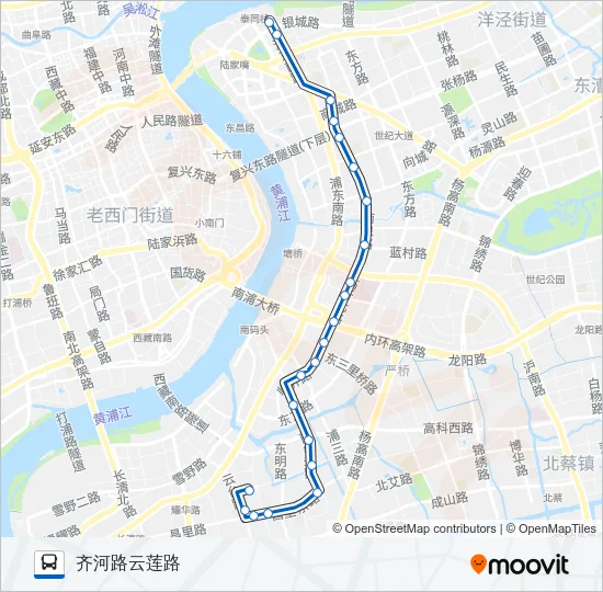 119路 Bus Line Map