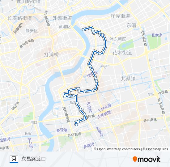 公交338路的线路图