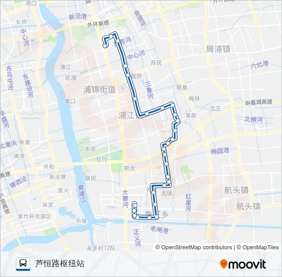772路 Bus Line Map