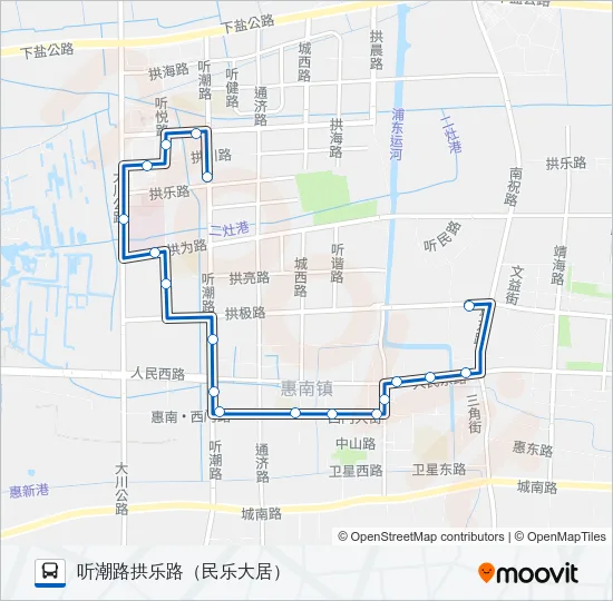 1070路 Bus Line Map