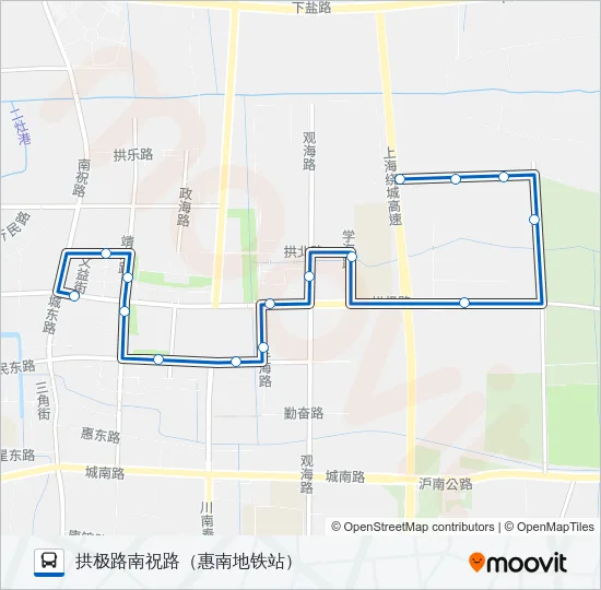 1071路 Bus Line Map