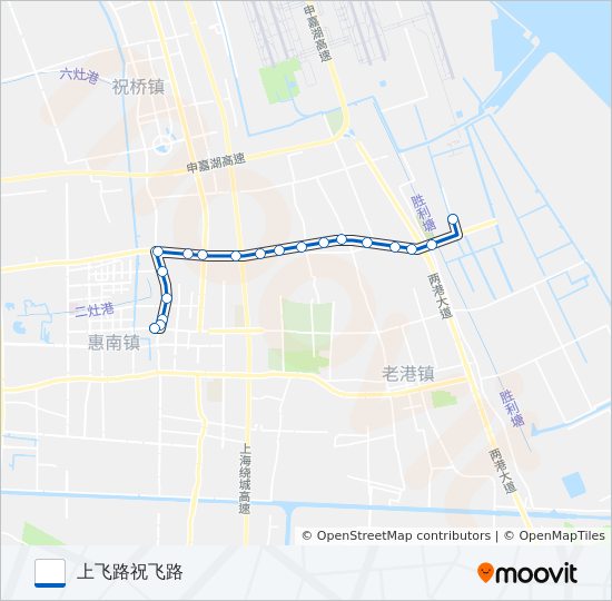 浦东30路 bus Line Map