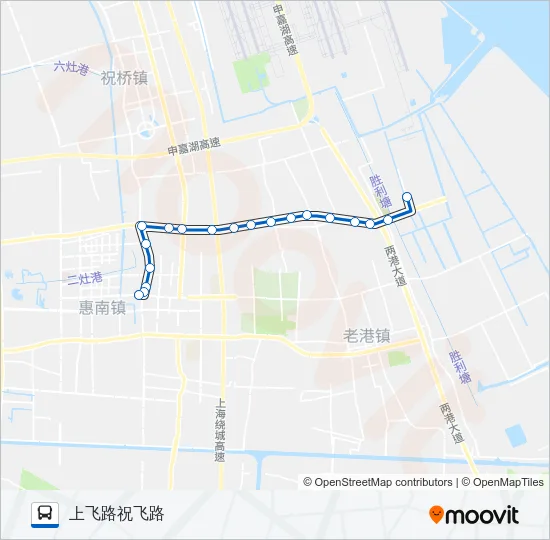公交浦东30路的线路图
