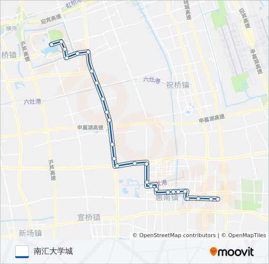 浦东51路 bus Line Map